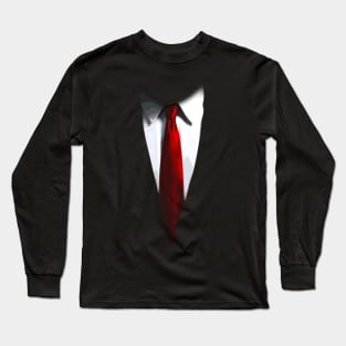 Red Consultant Tie Long Sleeve T-Shirt